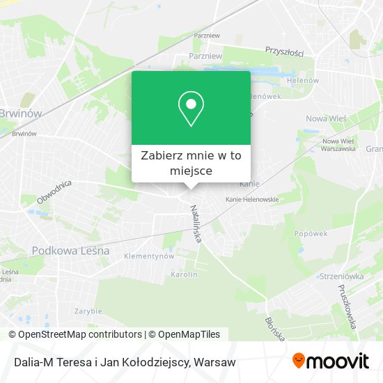 Mapa Dalia-M Teresa i Jan Kołodziejscy