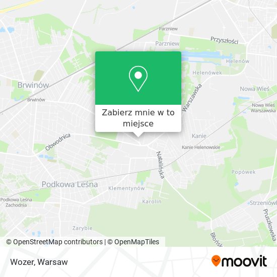 Mapa Wozer