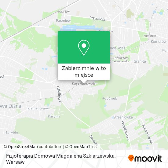 Mapa Fizjoterapia Domowa Magdalena Szklarzewska