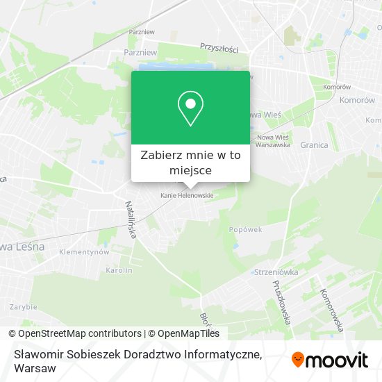 Mapa Sławomir Sobieszek Doradztwo Informatyczne