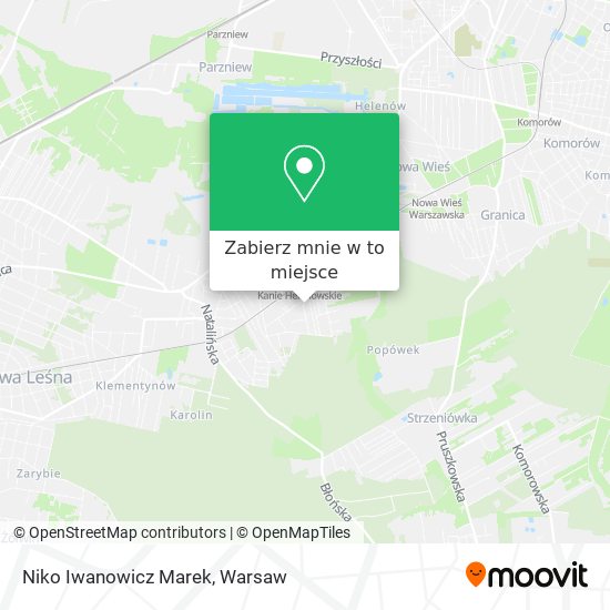 Mapa Niko Iwanowicz Marek