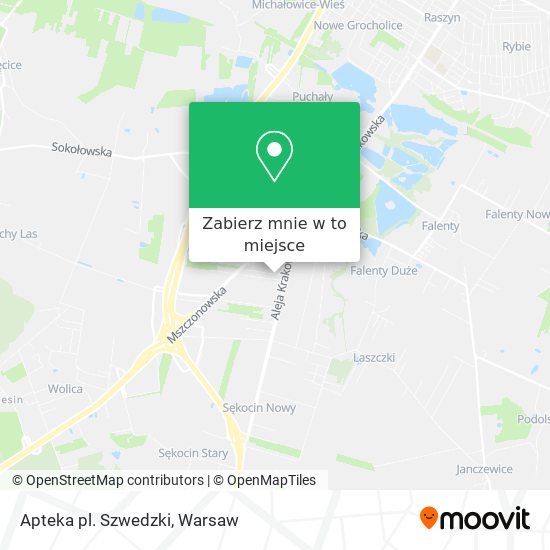 Mapa Apteka pl. Szwedzki