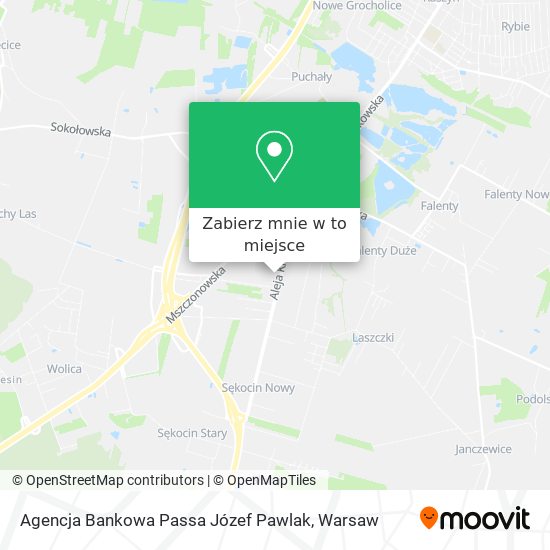 Mapa Agencja Bankowa Passa Józef Pawlak