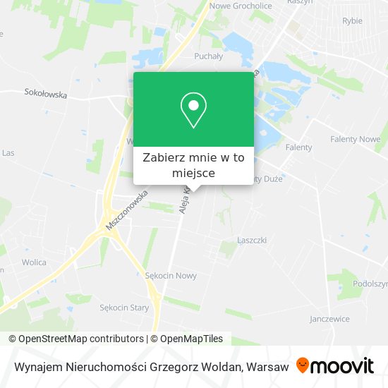 Mapa Wynajem Nieruchomości Grzegorz Woldan