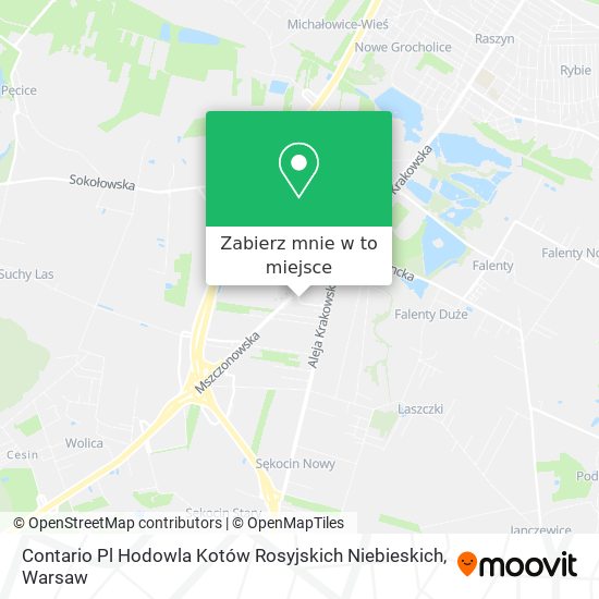 Mapa Contario Pl Hodowla Kotów Rosyjskich Niebieskich