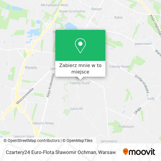 Mapa Czartery24 Euro-Flota Sławomir Ochman