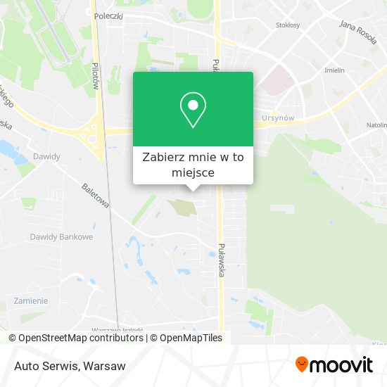 Mapa Auto Serwis