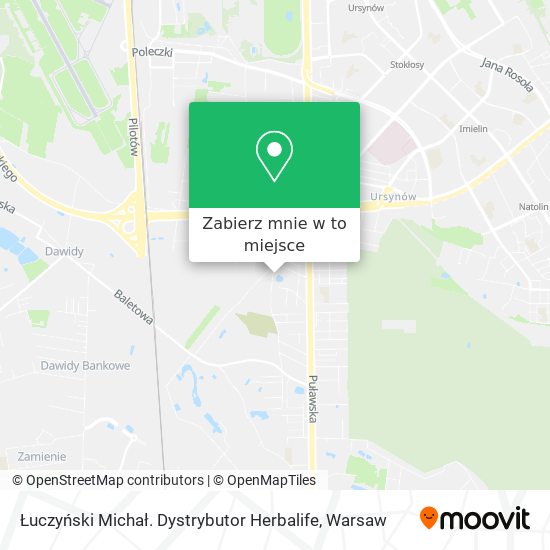 Mapa Łuczyński Michał. Dystrybutor Herbalife