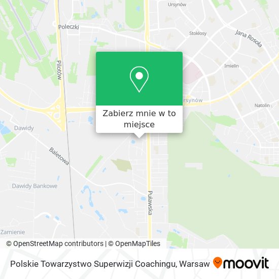 Mapa Polskie Towarzystwo Superwizji Coachingu