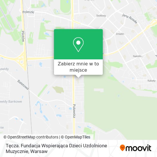 Mapa Tęcza. Fundacja Wspierająca Dzieci Uzdolnione Muzycznie