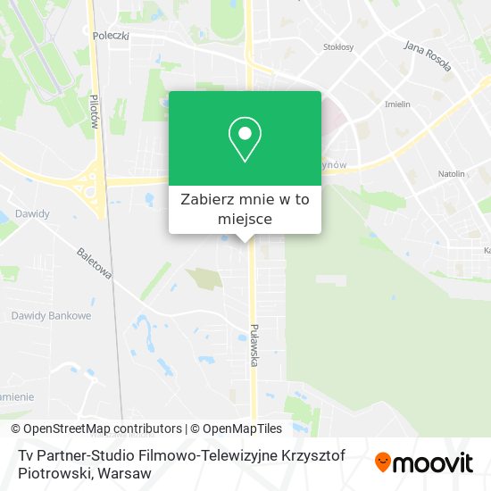 Mapa Tv Partner-Studio Filmowo-Telewizyjne Krzysztof Piotrowski