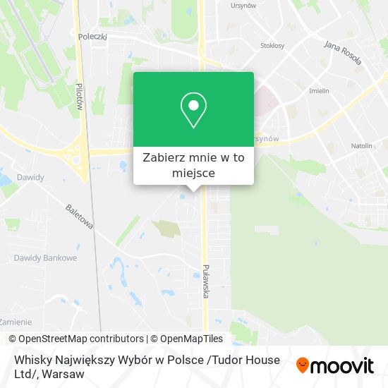 Mapa Whisky Największy Wybór w Polsce /Tudor House Ltd/