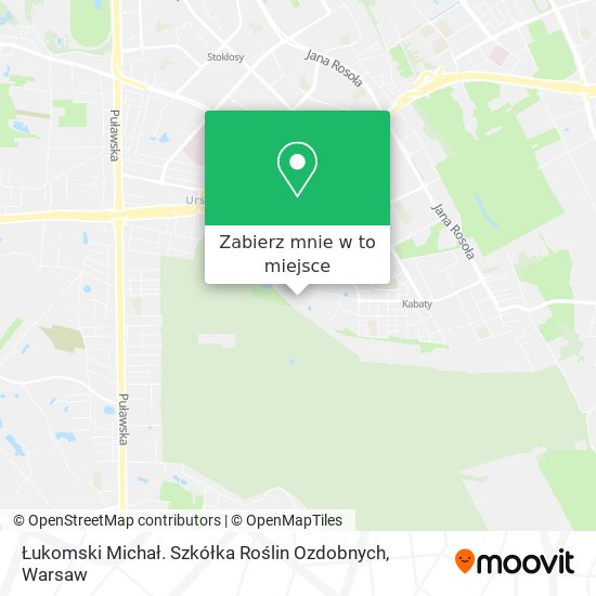 Mapa Łukomski Michał. Szkółka Roślin Ozdobnych