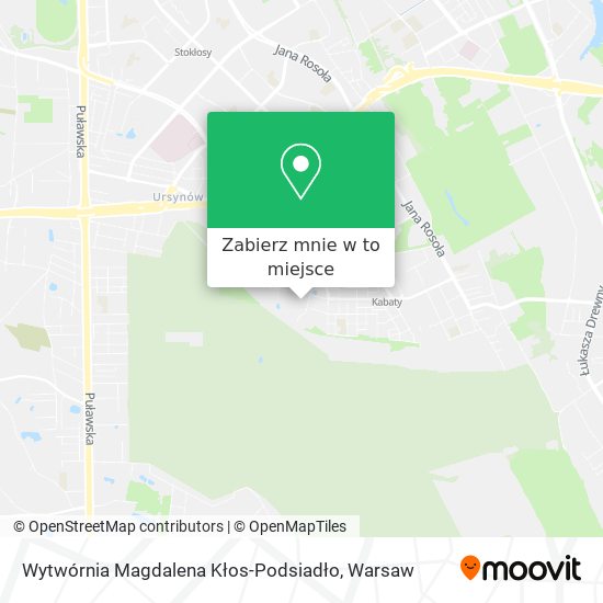 Mapa Wytwórnia Magdalena Kłos-Podsiadło