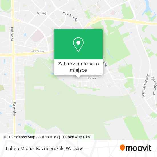 Mapa Labeo Michał Kaźmierczak