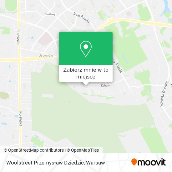 Mapa Woolstreet Przemysław Dziedzic