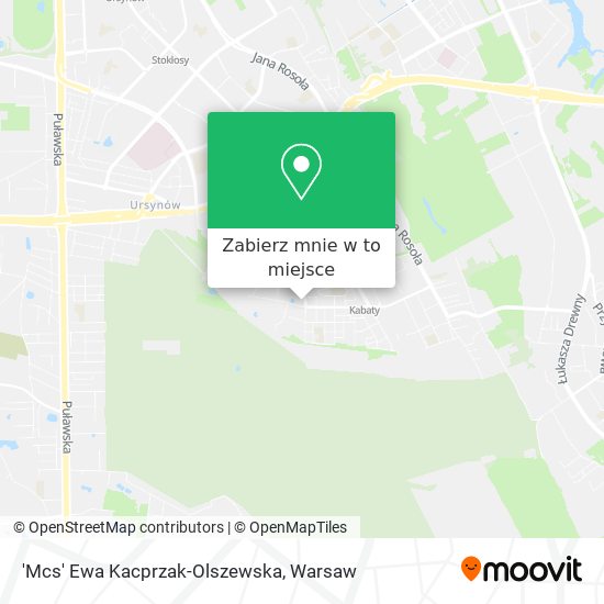 Mapa 'Mcs' Ewa Kacprzak-Olszewska