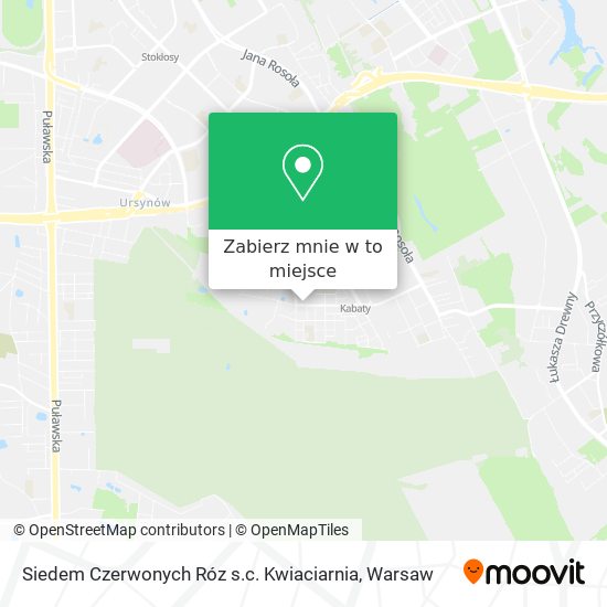 Mapa Siedem Czerwonych Róz s.c. Kwiaciarnia