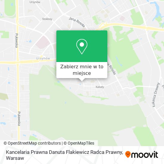 Mapa Kancelaria Prawna Danuta Flakiewicz Radca Prawny