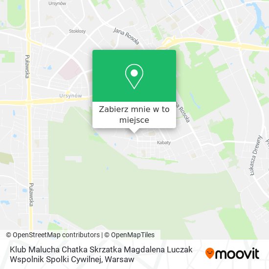 Mapa Klub Malucha Chatka Skrzatka Magdalena Luczak Wspolnik Spolki Cywilnej