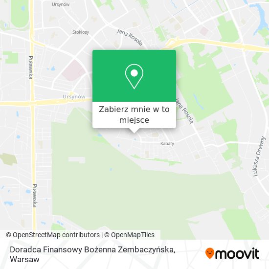 Mapa Doradca Finansowy Bożenna Zembaczyńska