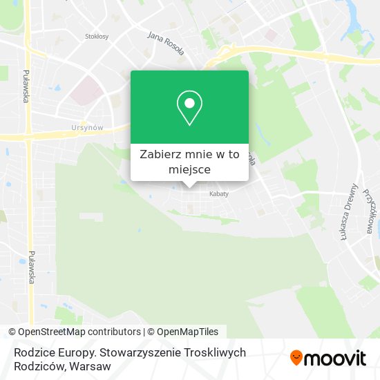 Mapa Rodzice Europy. Stowarzyszenie Troskliwych Rodziców