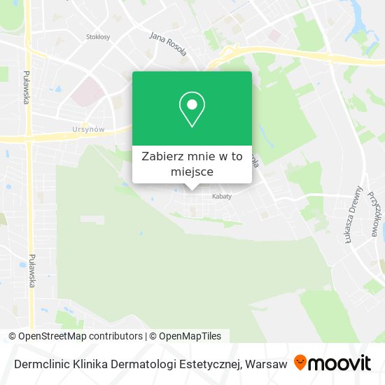 Mapa Dermclinic Klinika Dermatologi Estetycznej