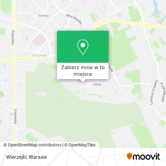 Mapa Wierzejki