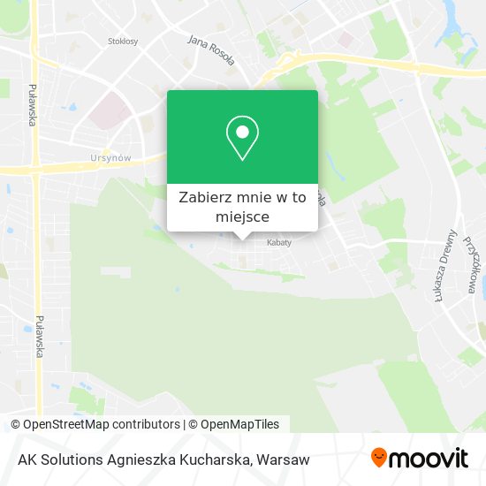 Mapa AK Solutions Agnieszka Kucharska