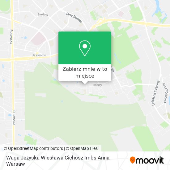 Mapa Waga Jeżyska Wiesława Cichosz Imbs Anna