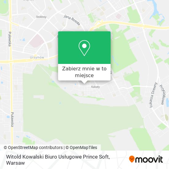 Mapa Witold Kowalski Biuro Usługowe Prince Soft