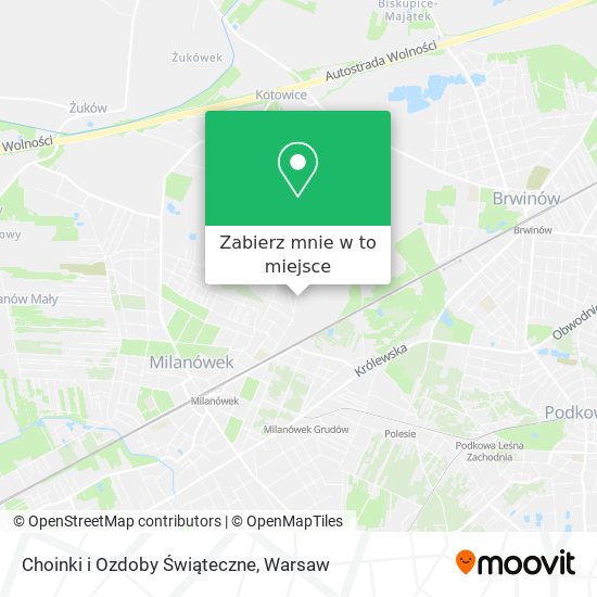 Mapa Choinki i Ozdoby Świąteczne