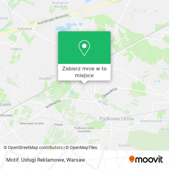 Mapa Motif. Usługi Reklamowe