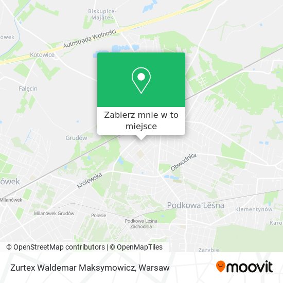 Mapa Zurtex Waldemar Maksymowicz