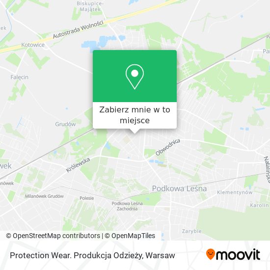 Mapa Protection Wear. Produkcja Odzieży