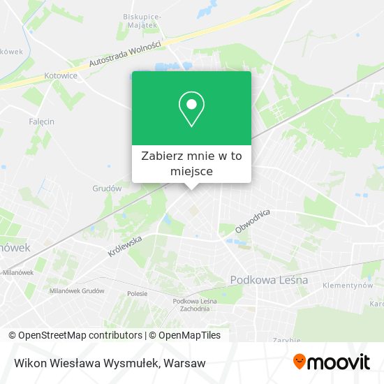 Mapa Wikon Wiesława Wysmułek