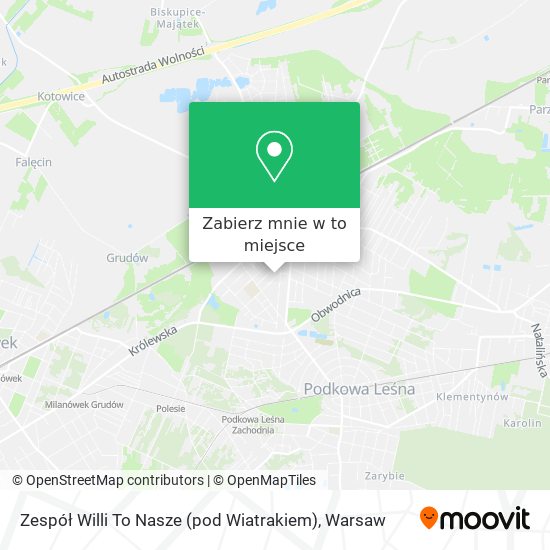 Mapa Zespół Willi To Nasze (pod Wiatrakiem)