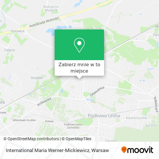 Mapa International Maria Werner-Mickiewicz