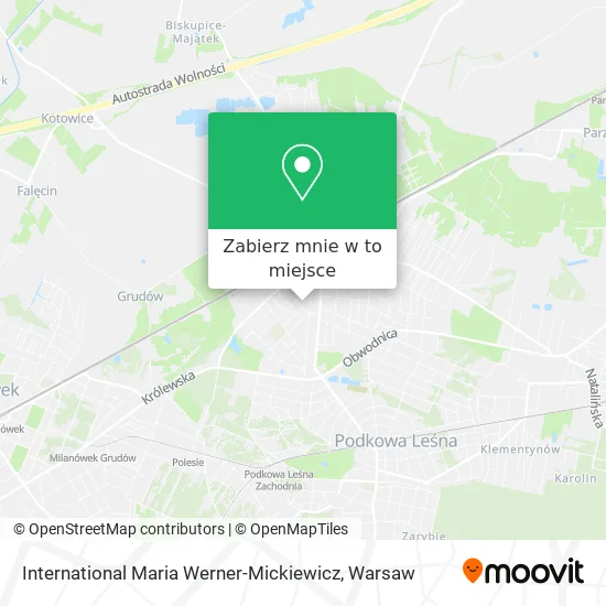 Mapa International Maria Werner-Mickiewicz
