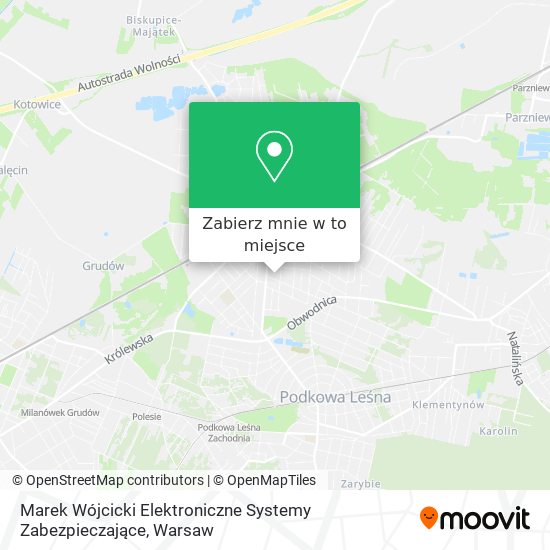 Mapa Marek Wójcicki Elektroniczne Systemy Zabezpieczające