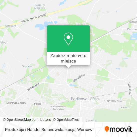 Mapa Produkcja i Handel Bolanowska Łucja