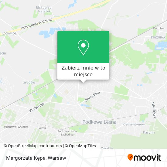 Mapa Małgorzata Kępa