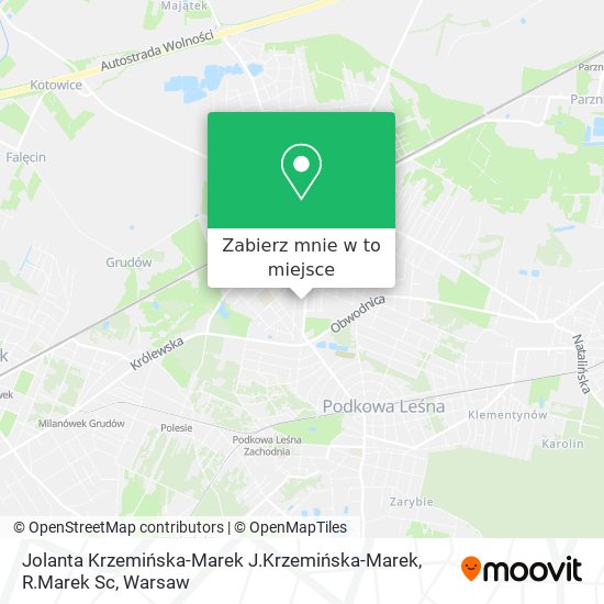 Mapa Jolanta Krzemińska-Marek J.Krzemińska-Marek, R.Marek Sc