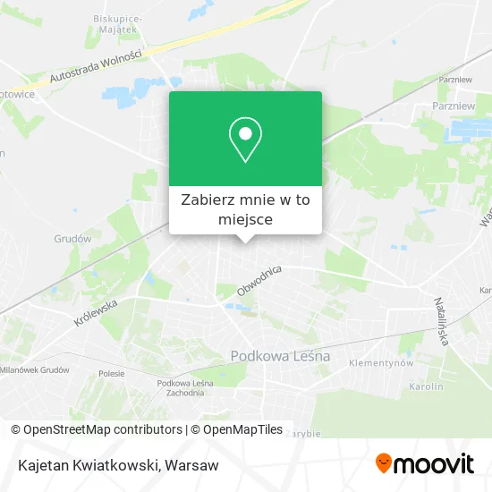 Mapa Kajetan Kwiatkowski