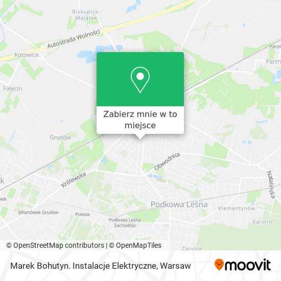 Mapa Marek Bohutyn. Instalacje Elektryczne