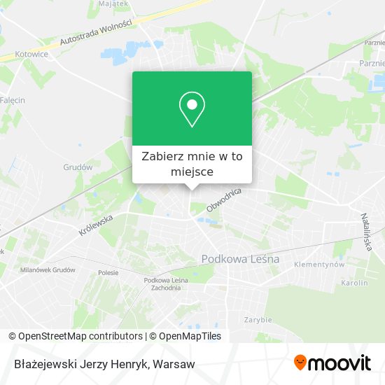 Mapa Błażejewski Jerzy Henryk