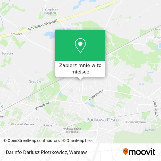 Mapa Darinfo Dariusz Piotrkowicz