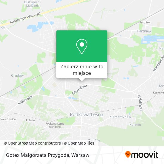 Mapa Gotex Małgorzata Przygoda