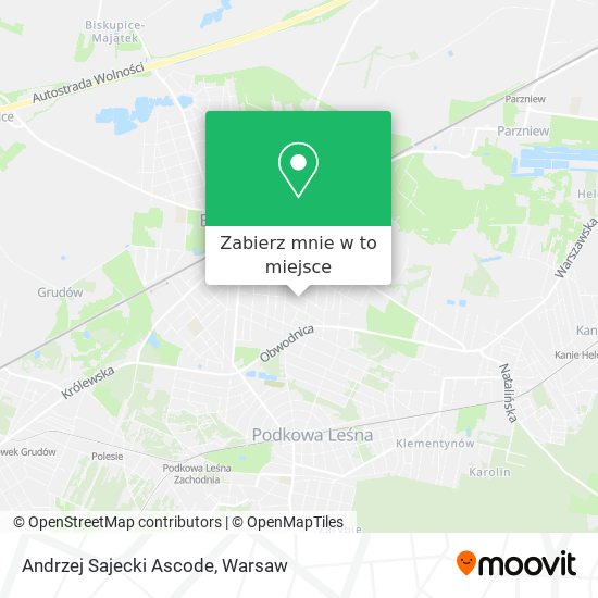 Mapa Andrzej Sajecki Ascode