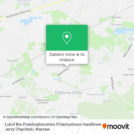 Mapa Lukol Bis Przedsiębiorstwo Przemysłowo Handlowe Jerzy Chęciński